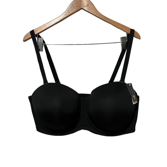 Wacoal Other - Wacoal NWT Women's Black Strapless Full Coverage Strap Underwire Nylon Bra 42H